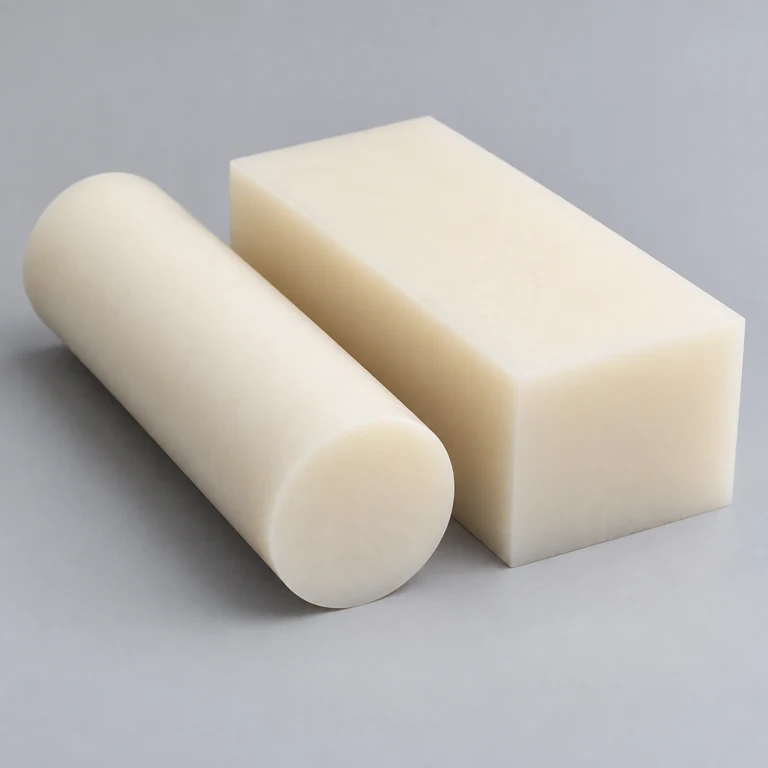 AI material illustration: PA / Nylon sample; appearance varies by grade and finish.