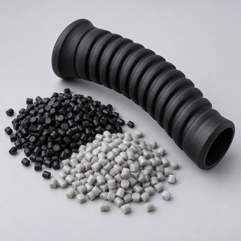 AI material illustration: TPE sample; appearance varies by grade and finish.