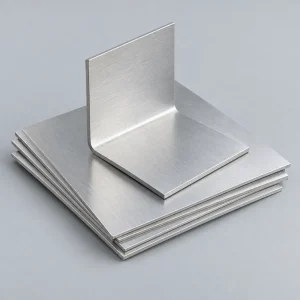 AI material illustration: Aluminum sheet sample; appearance varies by grade and finish.