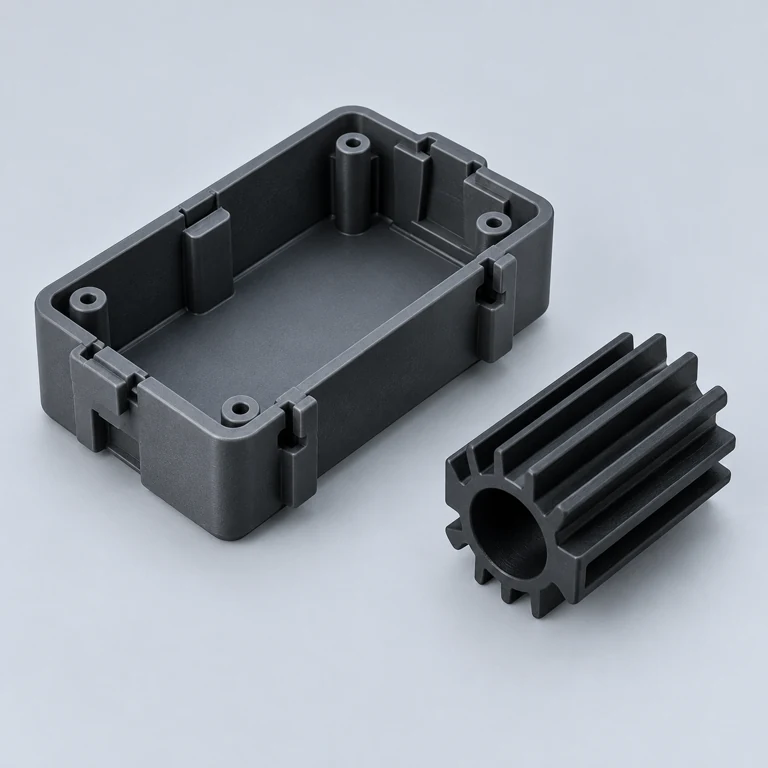 AI material illustration: engineering sla resin sample; appearance varies by grade and finish.